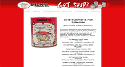 Desktop Screenshot of mickscrabsoup.net